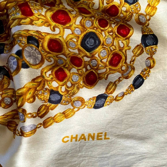 Vintage CHANEL Silk Scarf - Picture 1 of 8